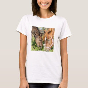 最も可愛い赤ん坊の動物 ホース子馬 Tシャツ