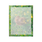 最も可愛い赤ん坊の動物 |ポインタの子犬 ノートパッド (回転)