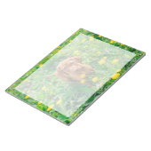 最も可愛い赤ん坊の動物 |ポインタの子犬 ノートパッド (アングル)