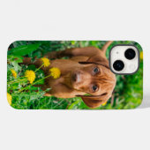 最も可愛い赤ん坊の動物 |ポインタの子犬 Case-Mate iPhoneケース (裏面 (横))