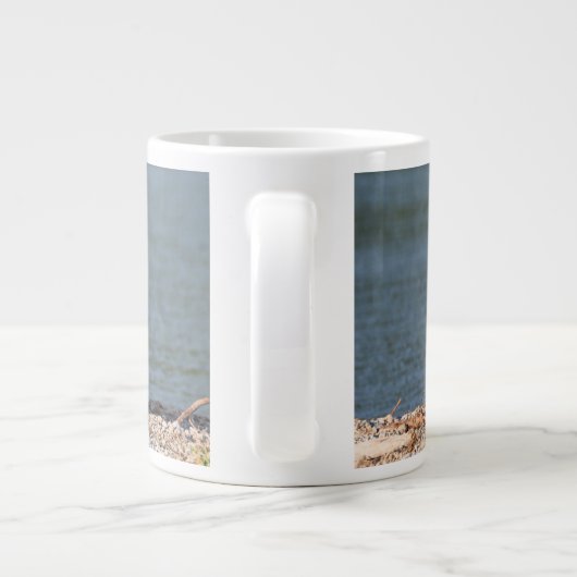 最も可愛い赤ん坊の動物 |マザーベア&カブス ジャンボコーヒーマグカップ (裏面)