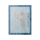 最も可愛い赤ん坊の動物 |マザー&ベビーシーオッター ノートパッド (回転)