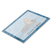 最も可愛い赤ん坊の動物 |マザー&ベビーシーオッター ノートパッド (アングル)