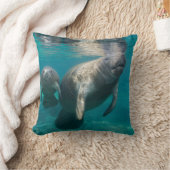 最も可愛い赤ん坊の動物 |マネージャとベビー クッション (ブランケット)