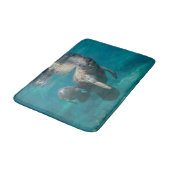 最も可愛い赤ん坊の動物 |マネージャとベビー バスマット (アングル)