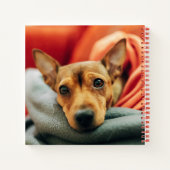 最も可愛い赤ん坊の動物 |ミニチュアピンシャー ノートブック (裏面)