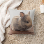 最も可愛い赤ん坊の動物 |ミニベビーバニー クッション (ブランケット)