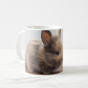 最も可愛い赤ん坊の動物 ミニベビーバニー コーヒーマグカップ