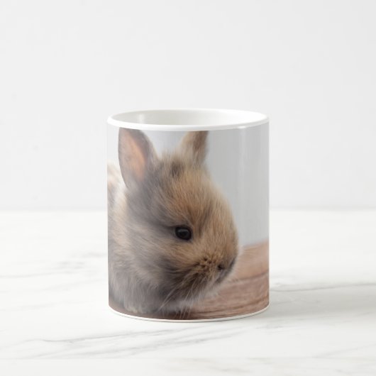 最も可愛い赤ん坊の動物 |ミニベビーバニー コーヒーマグカップ (中央)