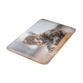 最も可愛い赤ん坊の動物 |ミニ虎猫子猫 バスマット (アングル)