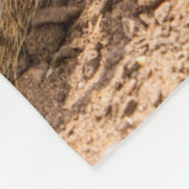 最も可愛い赤ん坊の動物 |メよくはしゃぐールカート フリースブランケット (角)