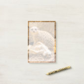 最も可愛い赤ん坊の動物 |メよくはしゃぐールカート ポストイット (デスク上)