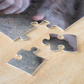 最も可愛い赤ん坊の動物 |モンキー日本のル ジグソーパズル (側面)