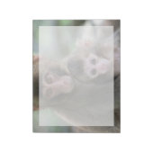 最も可愛い赤ん坊の動物 |モンキー日本のル ノートパッド (回転)