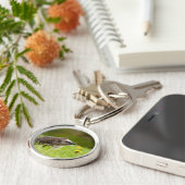 最も可愛い赤ん坊の動物 |ヨーロッパのヘッジホッグ キーホルダー (側面)