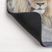 最も可愛い赤ん坊の動物 |ライオンパパ&カブ マウスパッド (コーナー)