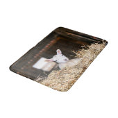 最も可愛い赤ん坊の動物 |ラム生まれたばかりの肉 バスマット (アングル)