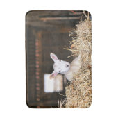 最も可愛い赤ん坊の動物 |ラム生まれたばかりの肉 バスマット (正面縦)