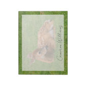 最も可愛い赤ん坊の動物 |リトルファウン ノートパッド (回転)