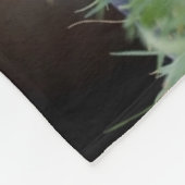 最も可愛い赤ん坊の動物 |レッドキツネキットのピーク フリースブランケット (角)