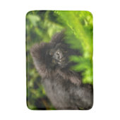 最も可愛い赤ん坊の動物 |乳児マウンテンゴリラ バスマット (正面縦)