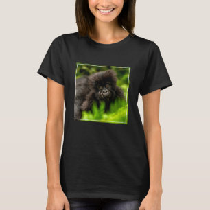 最も可愛い赤ん坊の動物  乳児マウンテンゴリラ Tシャツ