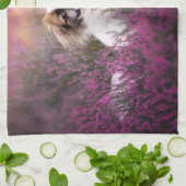 最も可愛い赤ん坊の動物 |北京の子犬 キッチンタオル (折り畳み)