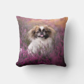 最も可愛い赤ん坊の動物 |北京の子犬 クッション (正面)