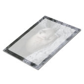 最も可愛い赤ん坊の動物 |小さな子猫が寝ている ノートパッド (アングル)