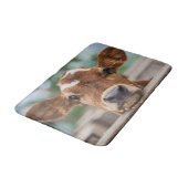 最も可愛い赤ん坊の動物 |小さな牛のふくらはぎ バスマット (アングル)