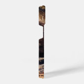 最も可愛い赤ん坊の動物 |斑点のあるオウレット iPhoneケース (右側面)