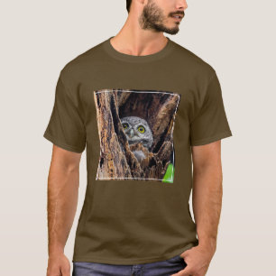 最も可愛い赤ん坊の動物 斑点のあるオウレット Tシャツ