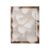 最も可愛い赤ん坊の動物 |新生児 ノートパッド (回転)