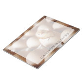 最も可愛い赤ん坊の動物 |新生児 ノートパッド (アングル)