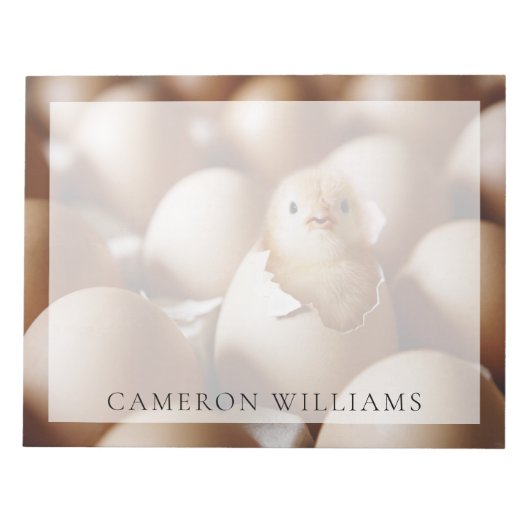 最も可愛い赤ん坊の動物 |新生児 ノートパッド (正面)