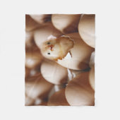 最も可愛い赤ん坊の動物 |新生児 フリースブランケット (正面)