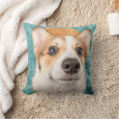 最も可愛い赤ん坊の動物 |甘いコーギパピー顔 クッション (ブランケット)