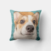 最も可愛い赤ん坊の動物 |甘いコーギパピー顔 クッション (裏面)
