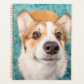 最も可愛い赤ん坊の動物 |甘いコーギパピー顔 プランナー手帳 (正面)