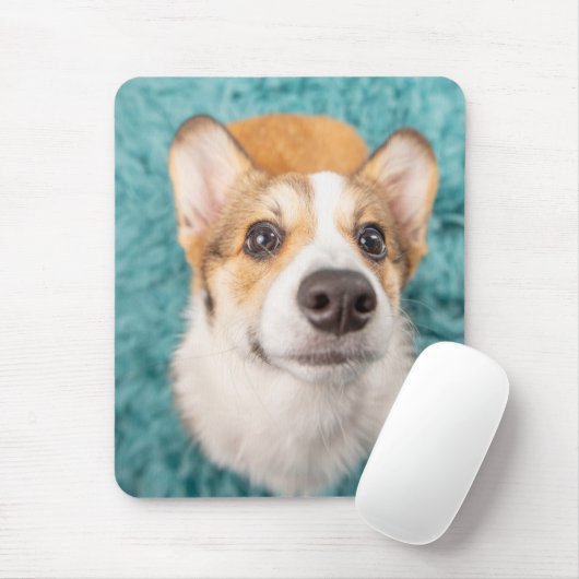 最も可愛い赤ん坊の動物 |甘いコーギパピー顔 マウスパッド (マウス)