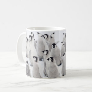 最も可愛い赤ん坊の動物 皇帝ペンギンの雛  コーヒーマグカップ