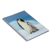 最も可愛い赤ん坊の動物 皇帝ペンギン・シック| ノートブック (右側)