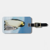 最も可愛い赤ん坊の動物 皇帝ペンギン・シック| ラゲッジタグ (正面横)