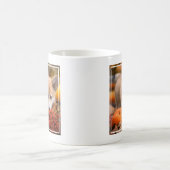 最も可愛い赤ん坊の動物 秋のコギの子犬 コーヒーマグカップ (中央)