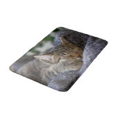 最も可愛い赤ん坊の動物 |虎猫子猫スリープ バスマット (アングル)