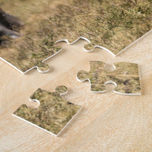 最も可愛い赤ん坊の動物 |象の母とベビー ジグソーパズル (側面)