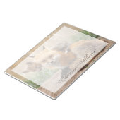 最も可愛い赤ん坊の動物 |赤いキツネとベビー ノートパッド (アングル)