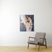 最も可愛い赤ん坊の動物 |赤毛チワホアドッグ タペストリー (インサイチュ)