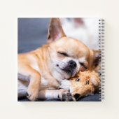 最も可愛い赤ん坊の動物 |赤毛チワホアドッグ ノートブック (裏面)