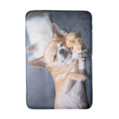 最も可愛い赤ん坊の動物 |赤毛チワホアドッグ バスマット (正面縦)